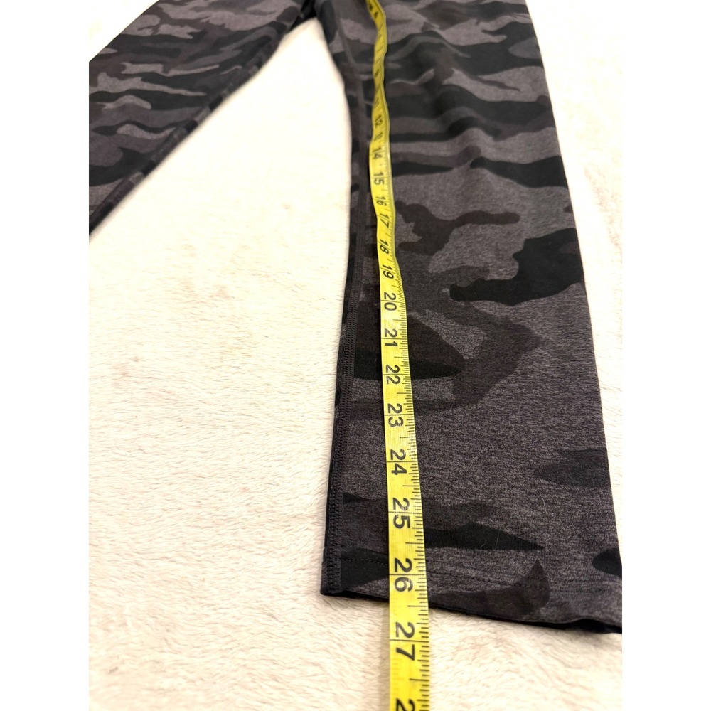 Tuff Athletics Leggings Charcoal Grey Black Camouflage Activewear Yoga Pants Med - Picture 2 of 8